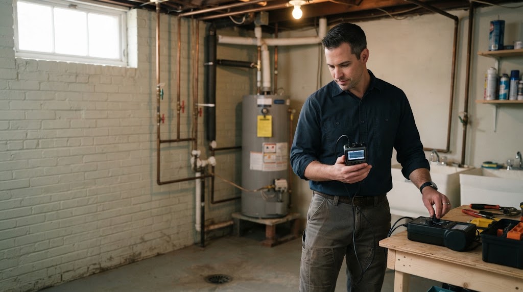 Speak with a professional technician for leak detection in Winslow NJ